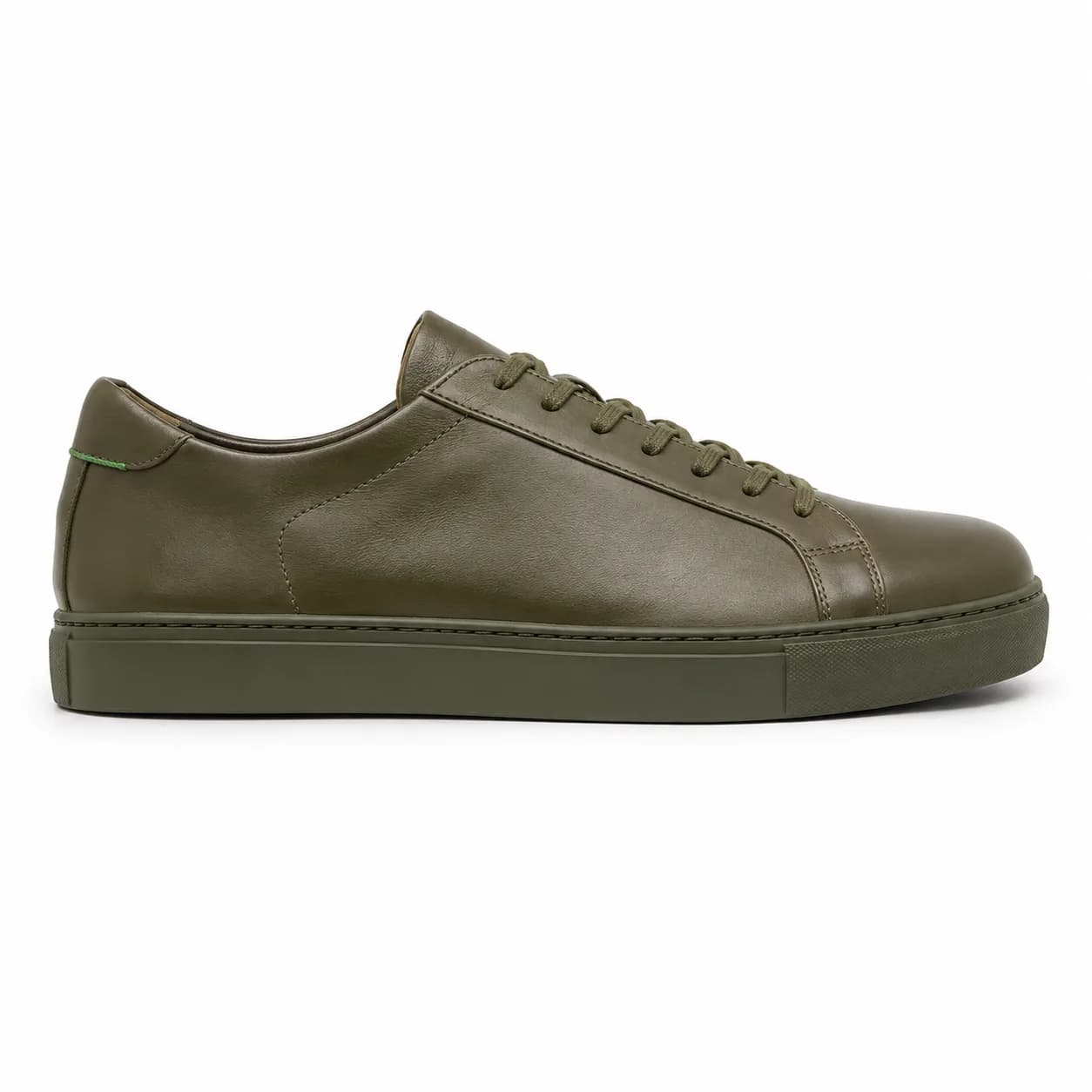 Colour Wide Fit in olive, side profile