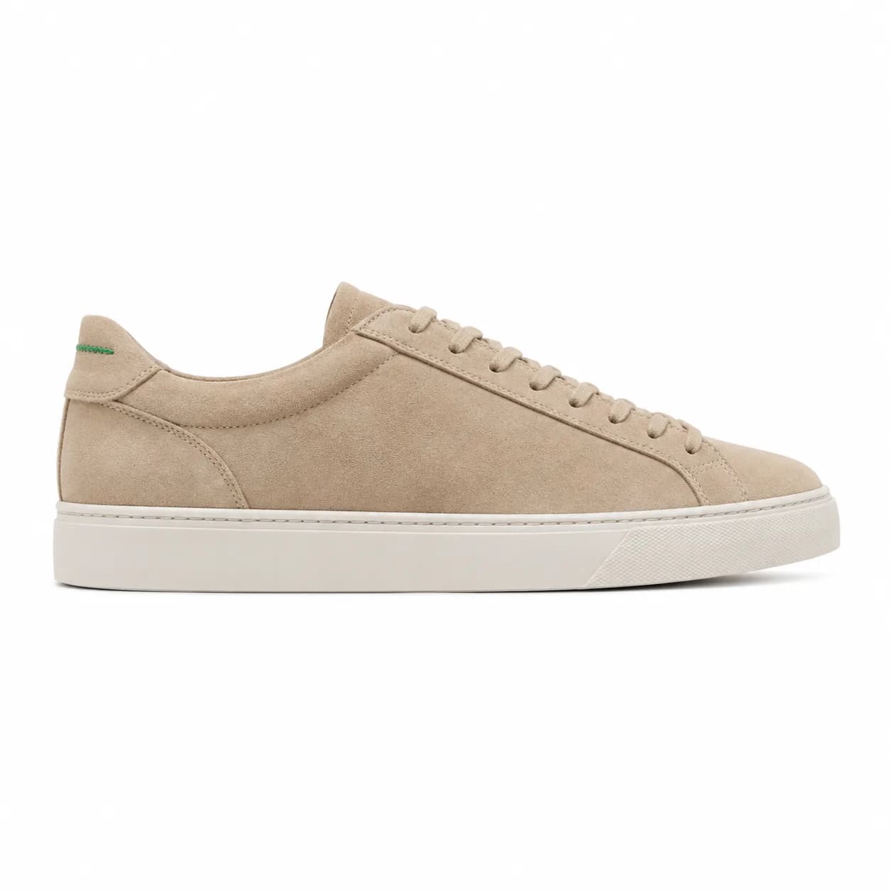Suede Cupsole in sand, side profile